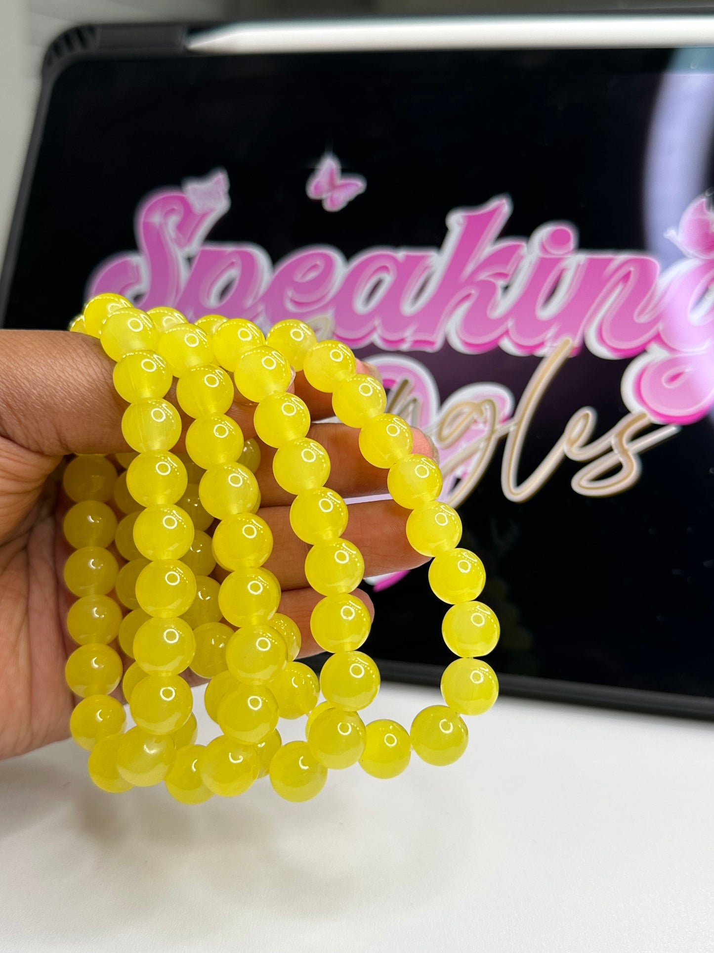 Dandelion 10m beaded bracelet