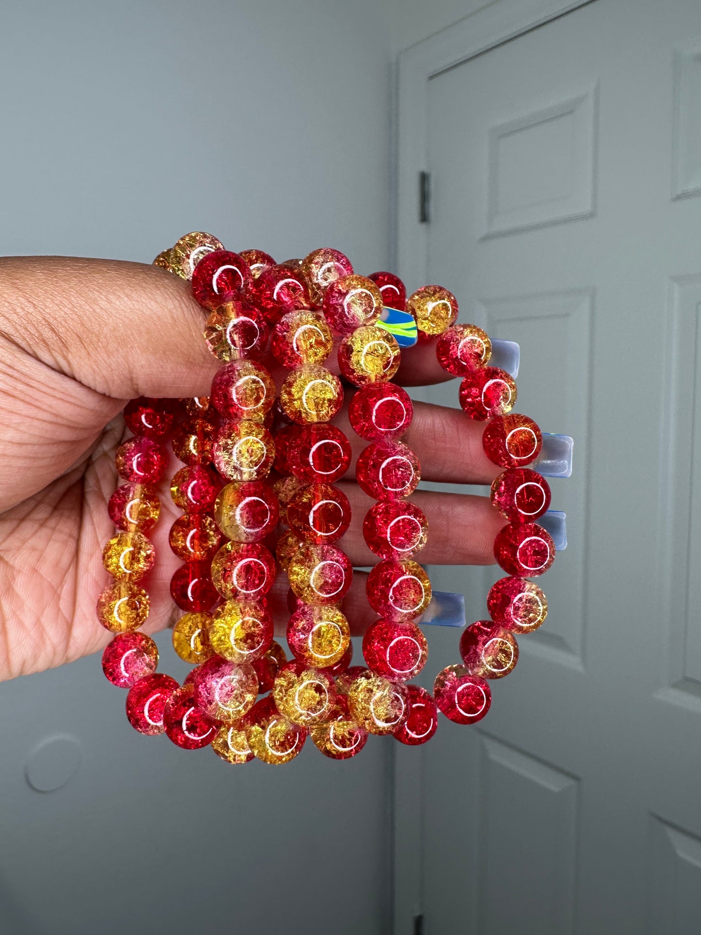 Firecracker 10m beaded bracelet
