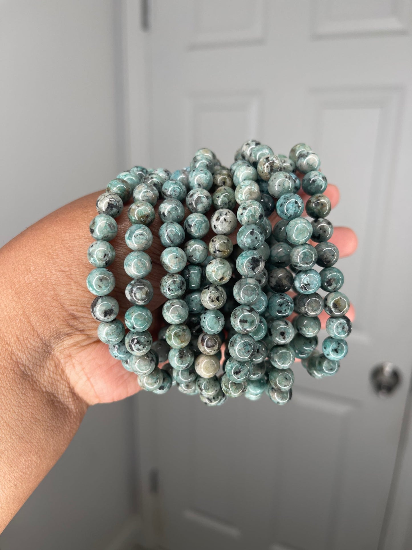 Mint Oreo beaded bracelet