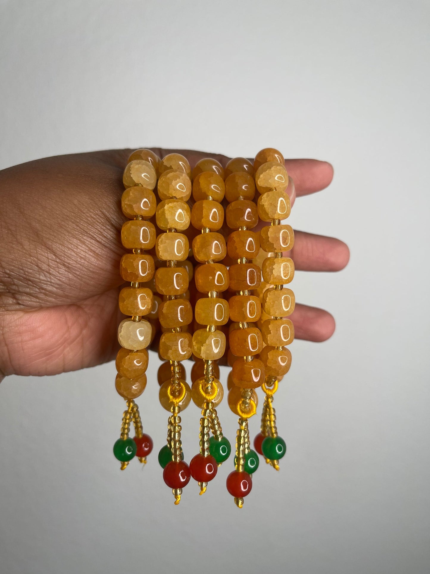 Sugar spice beaded bracelet