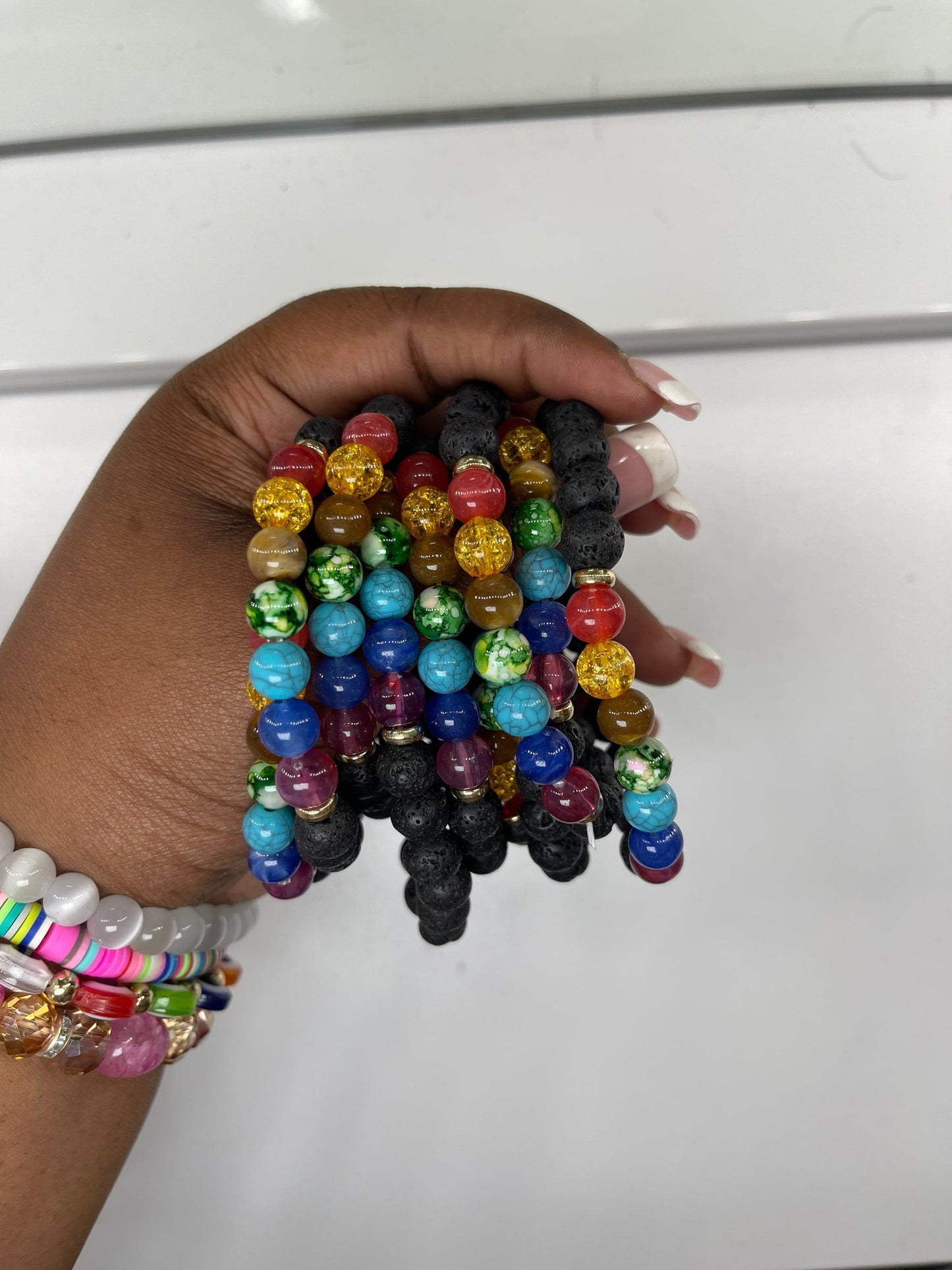 Earthy beaded bracelet