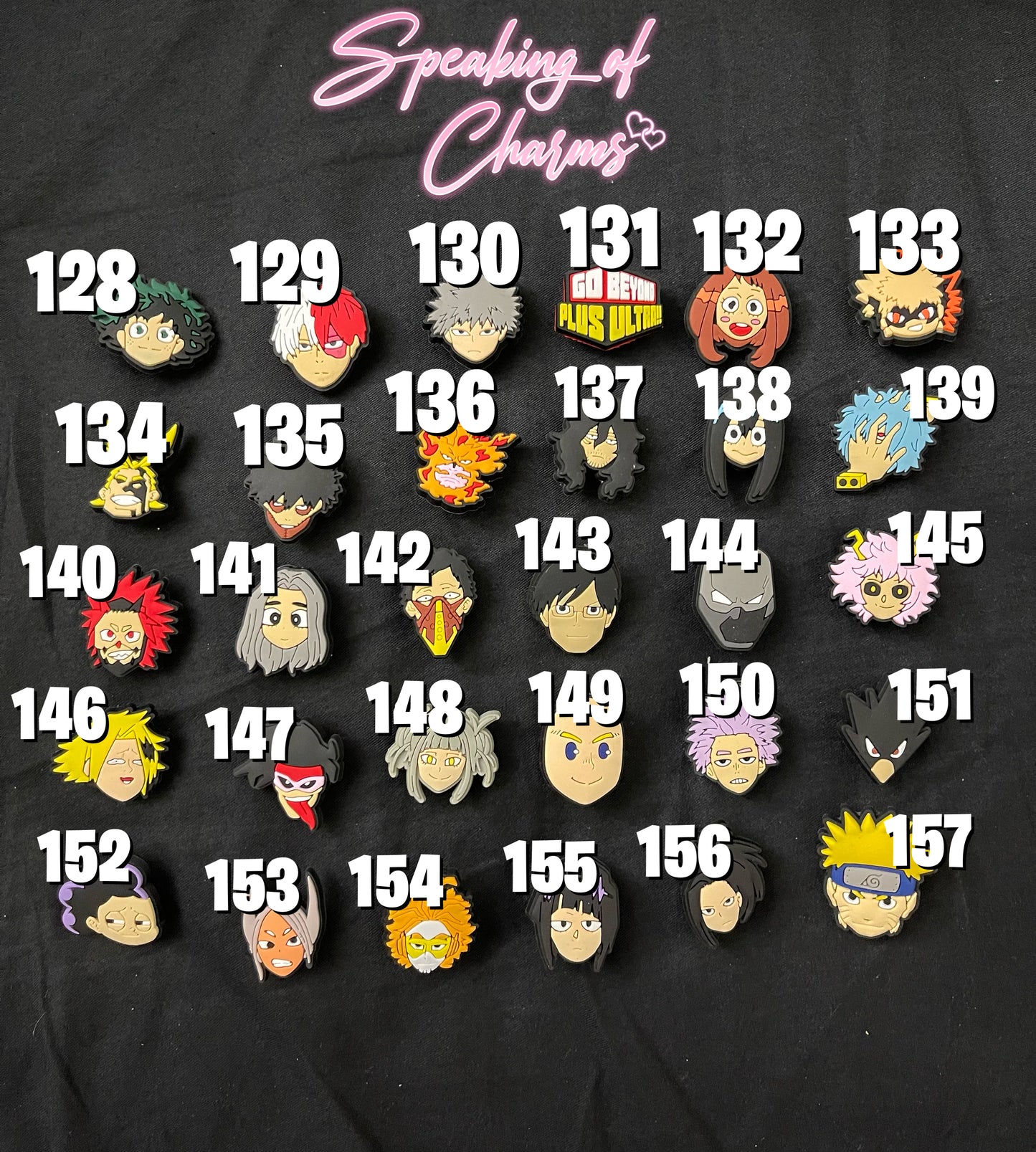 500+ regular croc charms
