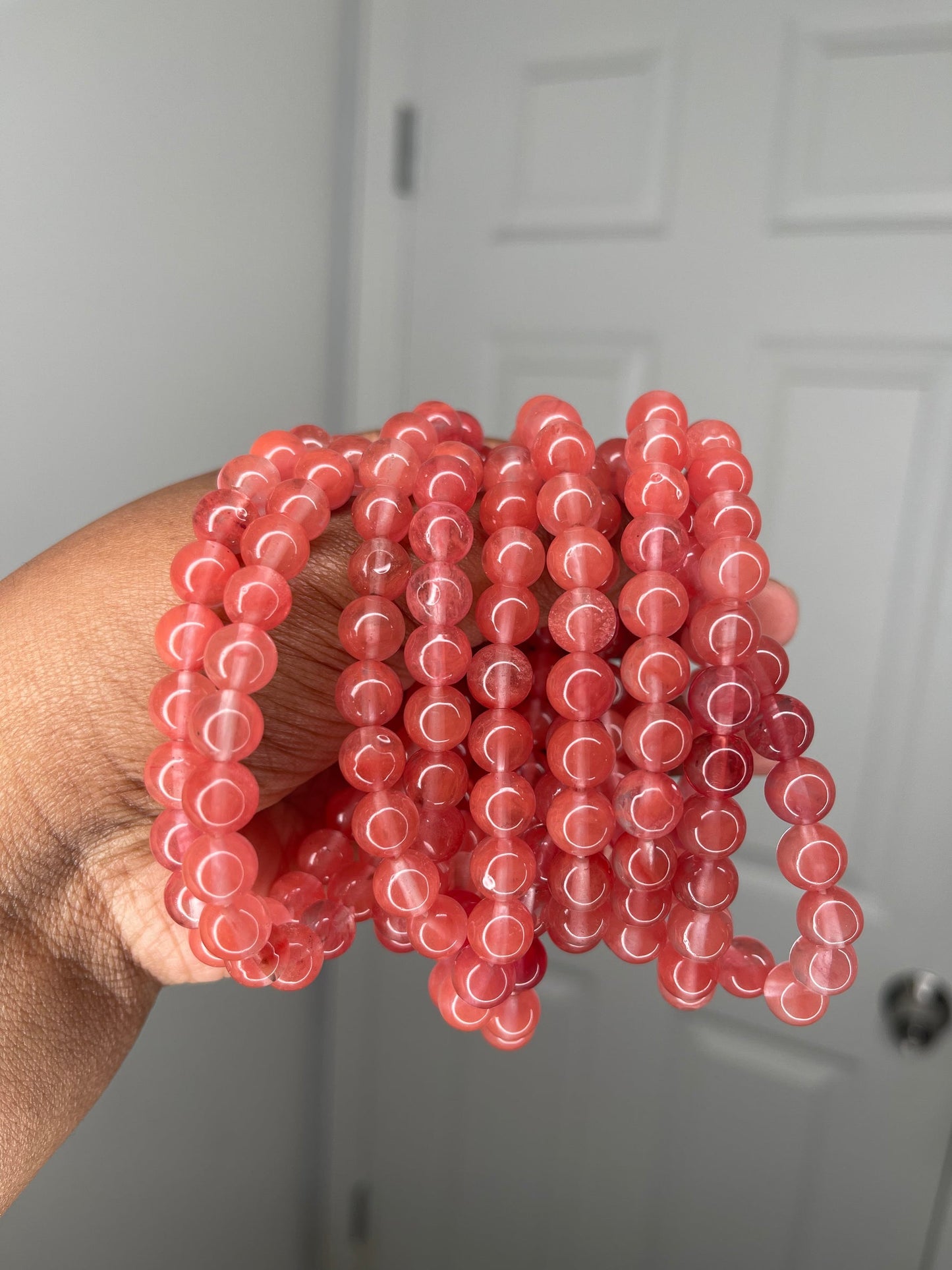 Volcanic beaded bracelet