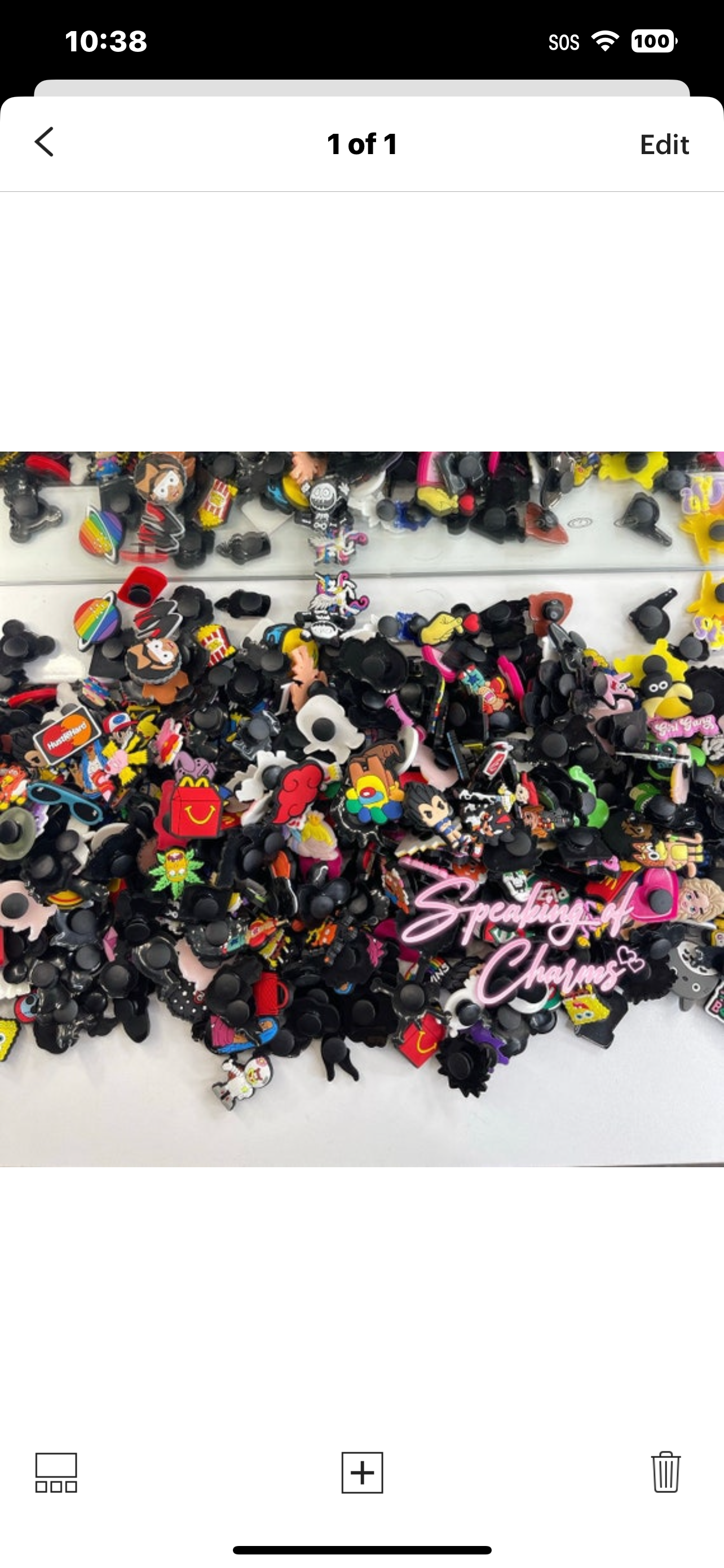 500+ regular croc charms