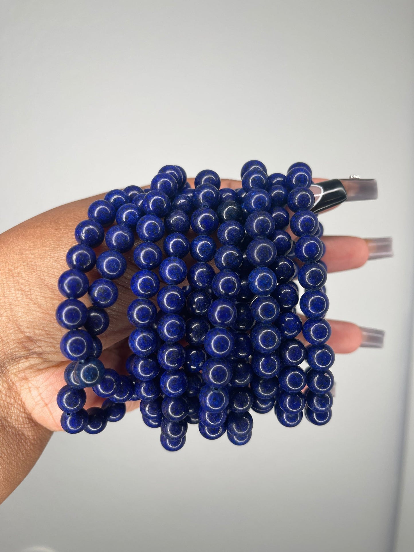 Purple rain beaded bracelet