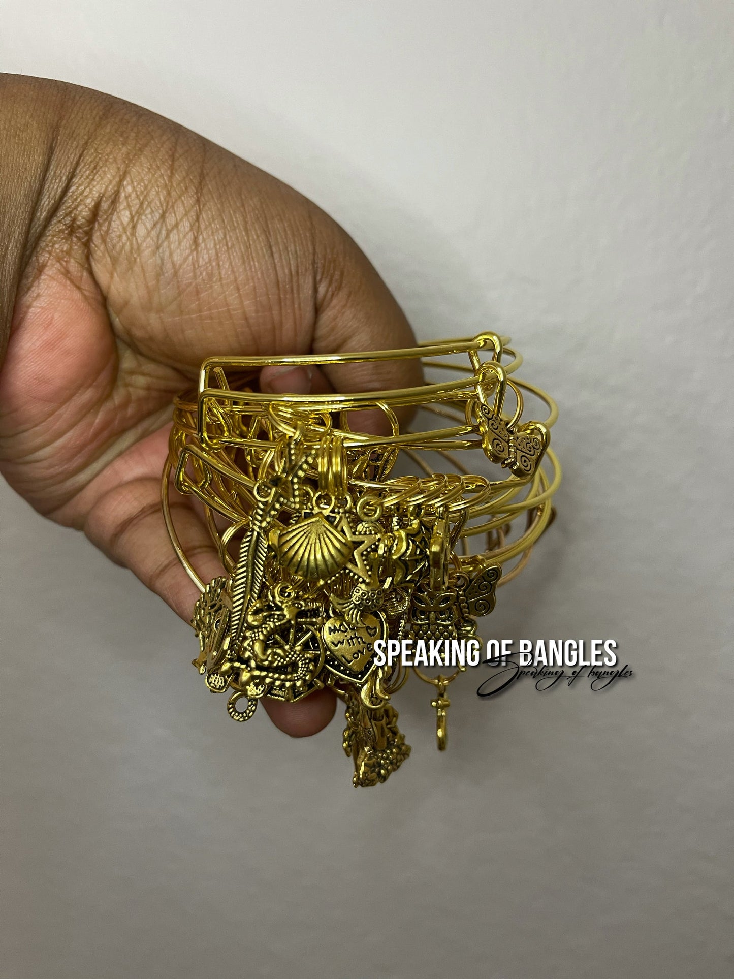 1PCS GOLD BASIC BANGLE