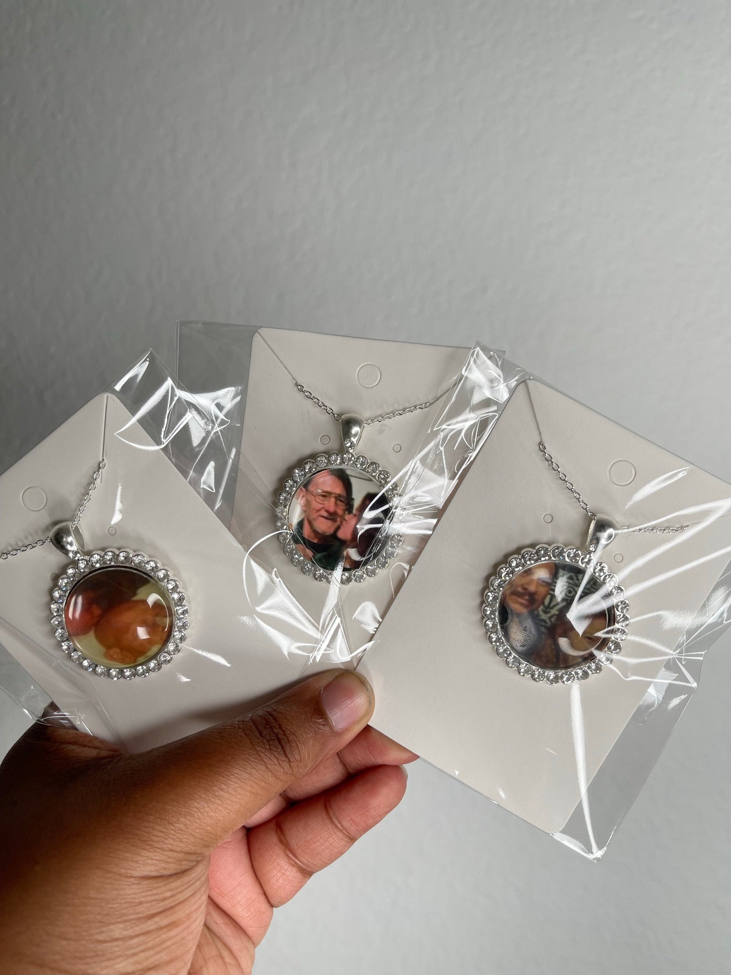 Custom photo necklaces