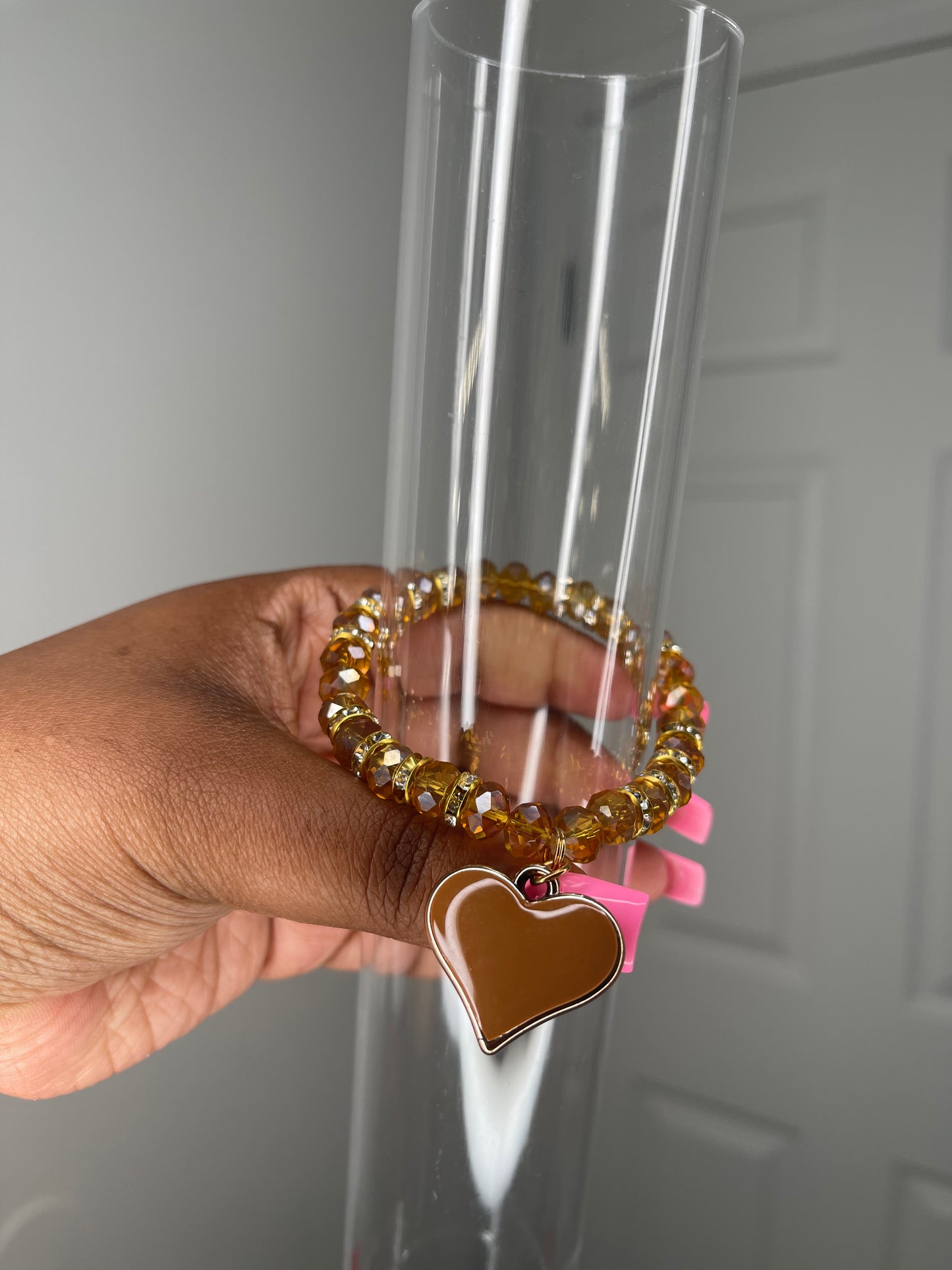 Brown sugar beaded bracelet